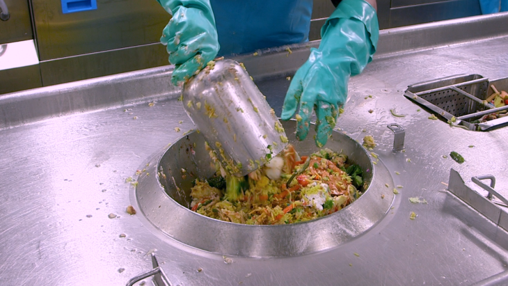 food waste cruise ship
